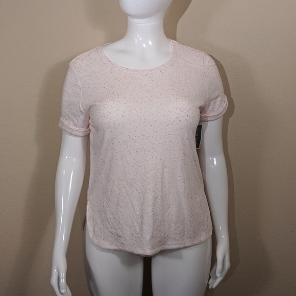 Karen Scott Shirttail-Hem Short Sleeve Top - Picture 8 of 9